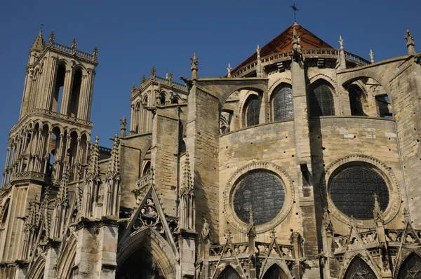 França, igreja colegial de Mantes — Fotografia de Stock