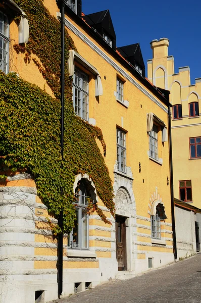 Alte und malerische Stadt von Visby — Stockfoto