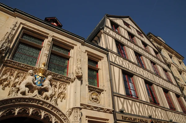 Normandie, Hotel de Bourgtheroulde in Rouen — Stock Photo, Image