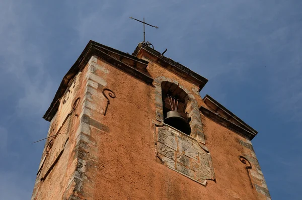 Luberon, byn av roussillon i provence — Stockfoto