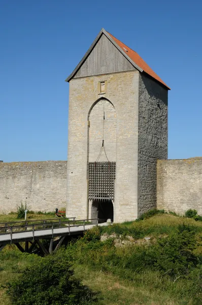 İsveç ' in eski ve güzel şehir visby — Stok fotoğraf