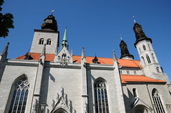 Gamla och pittoreska katedralen i visby — Stockfoto