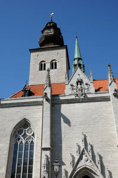 Oude en schilderachtige kathedraal van visby — Stockfoto