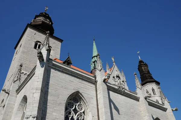 Staré a malebné katedrály visby — Stock fotografie
