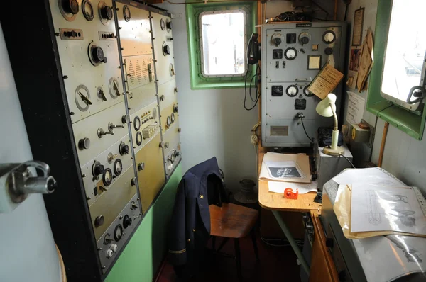 Barco antiguo e histórico en el puerto de Estocolmo — Foto de Stock