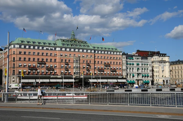 Stockholm ve Baltık Denizi üzerinde tekne — Stok fotoğraf