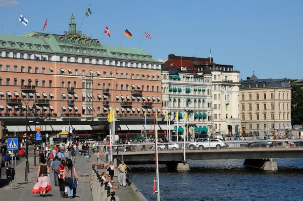 Bateau sur la mer Baltique à Stockholm — Photo