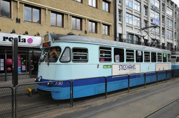 Svezia, tram nella città di Goteborg — Foto Stock