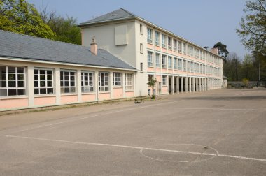 France, the Jules Ferry school in Les Mureaux clipart