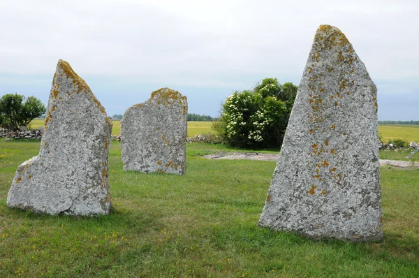 Neolithische stenen in seby — Stockfoto