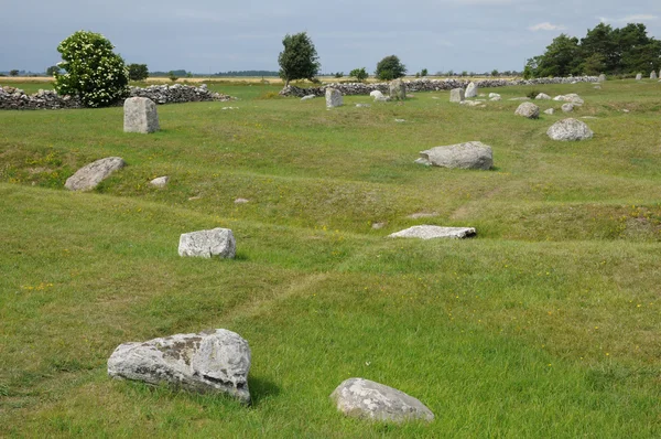 Neolithic stones in Seby — Stock Photo, Image