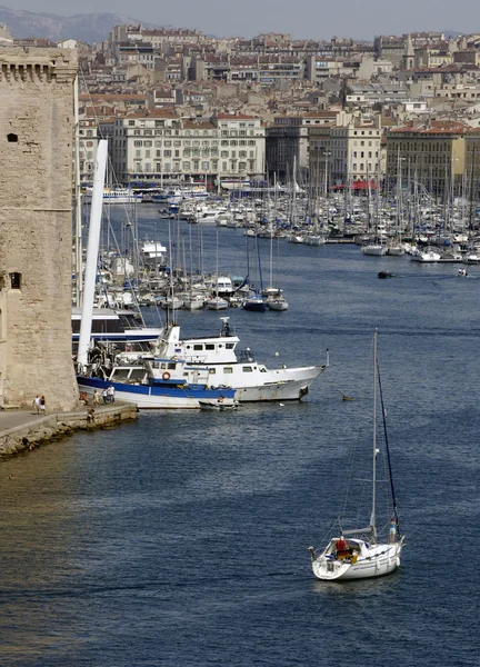 Vieux Port in Marseille in Provence — Stock Photo, Image
