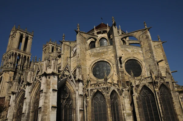 France, collegiate church of Mantes — Stock Photo, Image
