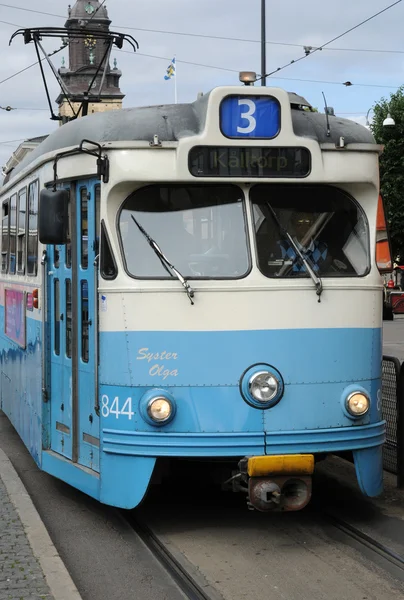 Suécia, bonde na cidade de Goteborg — Fotografia de Stock