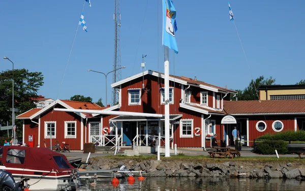 Picturesque port of Nynashamn — Stock Photo, Image