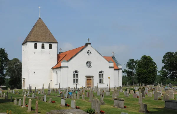 Gereja tua dan indah di Persnas — Stok Foto