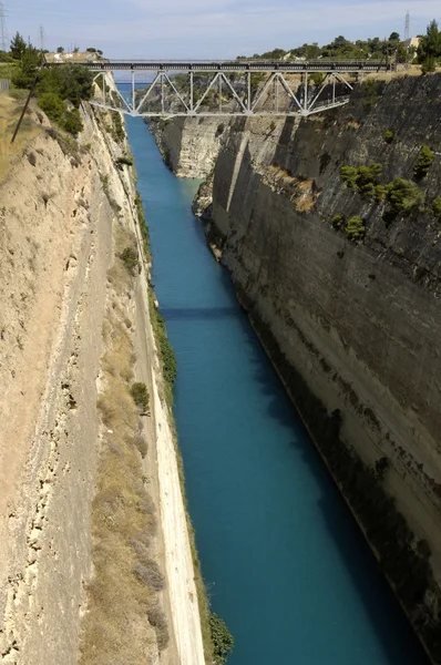 Griechenland, Kanal von Korinth — Stockfoto