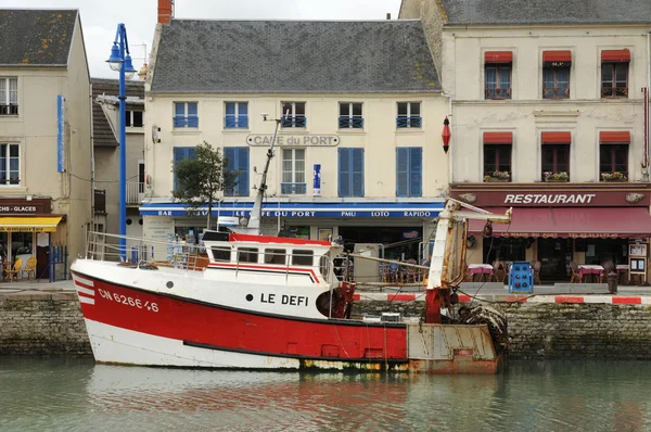 Porto de pesca de Port en Bessin, na Normandia — Fotografia de Stock