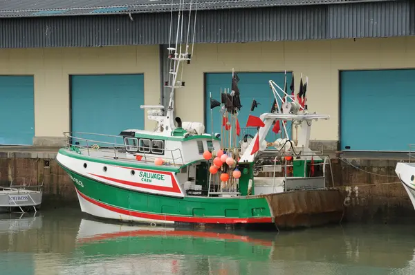 Puerto pesquero de Port en Bessin en Normandía —  Fotos de Stock