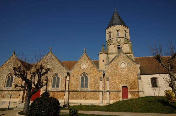 França, igreja de Saint Martin la Garenne em Les Yvelines — Fotografia de Stock