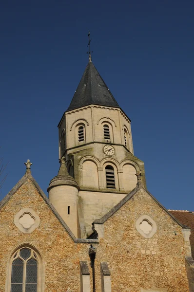 França, igreja de Saint Martin la Garenne em Les Yvelines — Fotografia de Stock