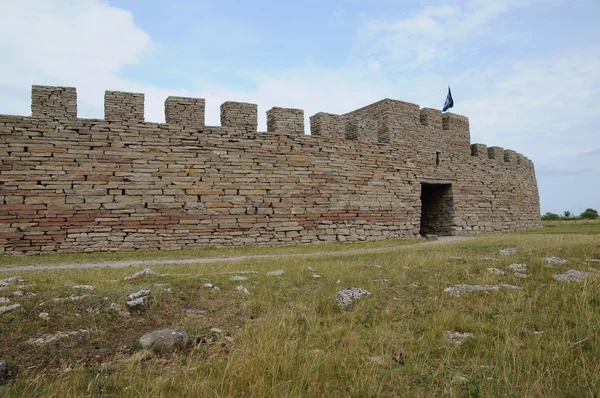 Παλαιό και γραφικό φρούριο του eketorp — Φωτογραφία Αρχείου