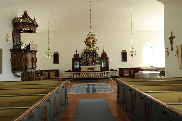 Ιστορική εκκλησία της φάρο στο swenden — Φωτογραφία Αρχείου