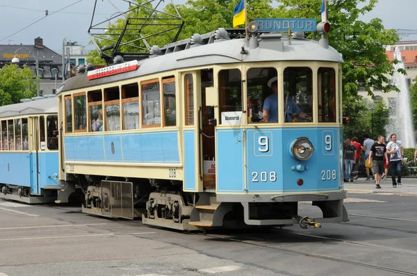 Sverige, spårvägen i Göteborg city — Stockfoto