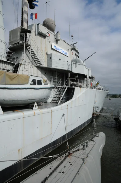 Vecchia e storica barca nel porto di Goteborg — Foto Stock