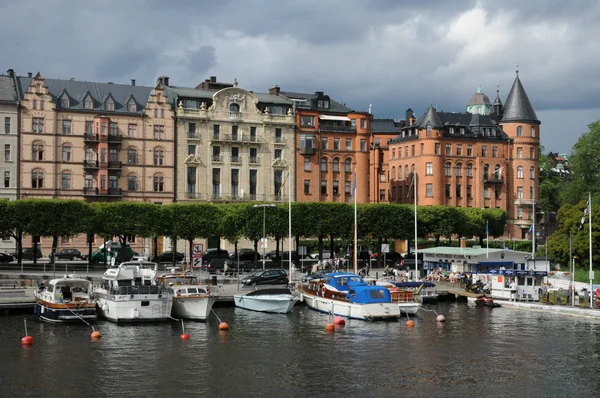 Barco en el mar Báltico en Estocolmo — Foto de Stock