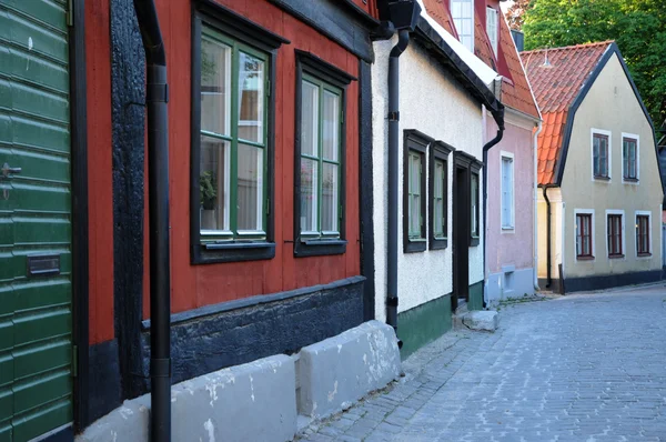 Alte und malerische Stadt von Visby — Stockfoto