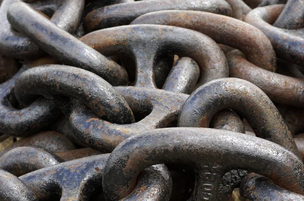 Old anchor chain — Stock Photo, Image