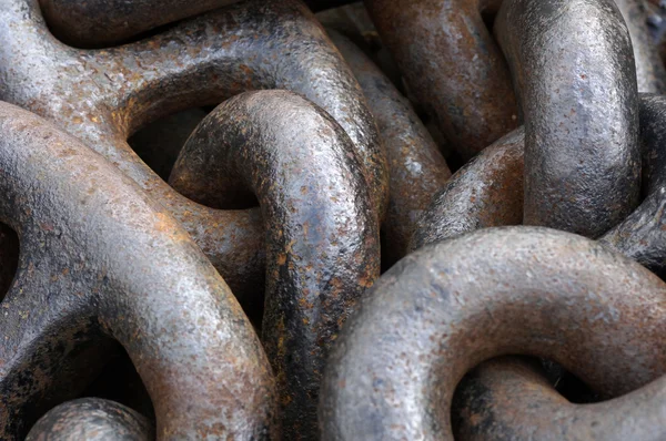 Old anchor chain — Stock Photo, Image