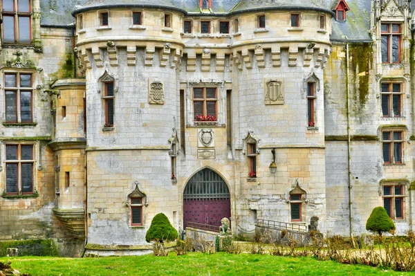 Франция, замок Виньи в Валь-д "Уаз — стоковое фото