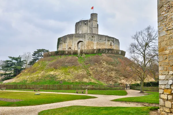 Historical castle of Gisors in Normandie — Stock Photo, Image