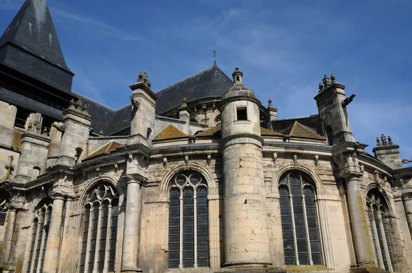 Francia, la chiesa di Houdan a les Yvelines — Foto Stock