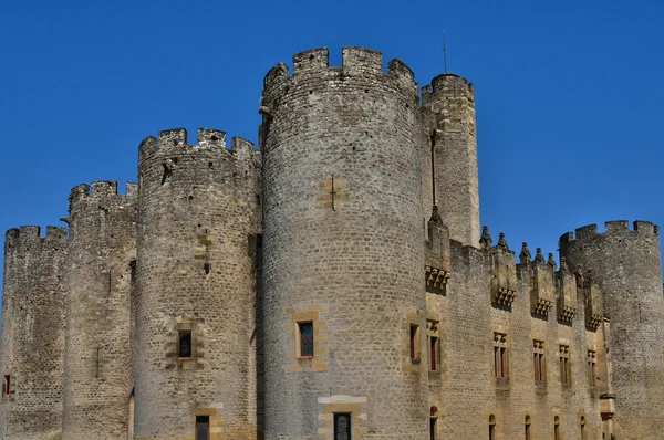 Francia, il castello medievale di Roquetaillade in Gironda — Foto Stock