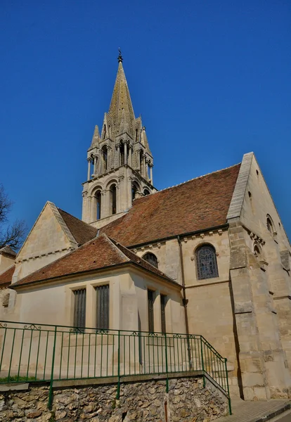 Frankrijk, de historische kerk van vernouillet — Stockfoto