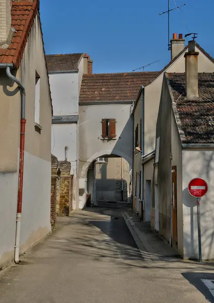 Франція, село Вернує в Les Івлін — стокове фото