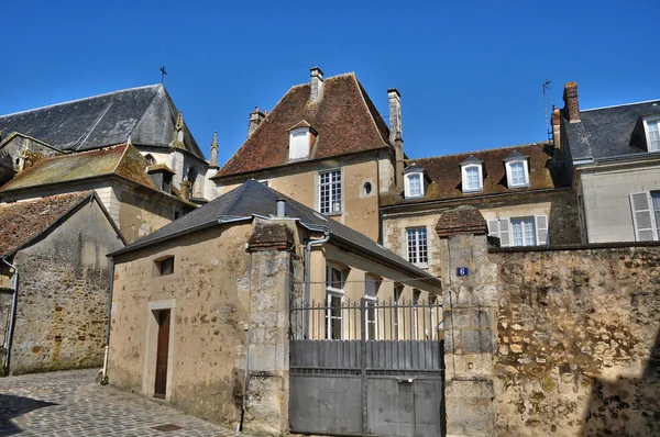 Pittoreska lilla staden mortagne au-perche i normandie — Stockfoto