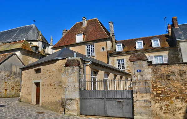 Pittoreska lilla staden mortagne au-perche i normandie — Stockfoto