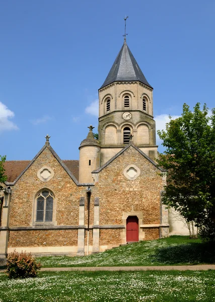 Frankrike, kyrkan saint martin la garenne i les yvelines — Stockfoto