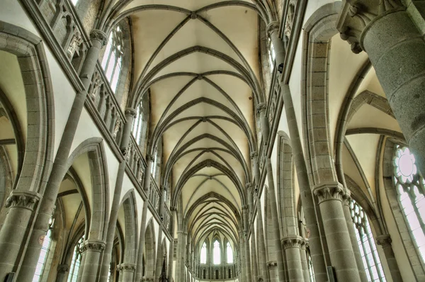 Notre dame des champs kostel v avranches — Stock fotografie