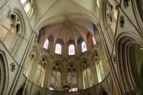 Caen, die abbaye aux hommes in frankreich — Stockfoto