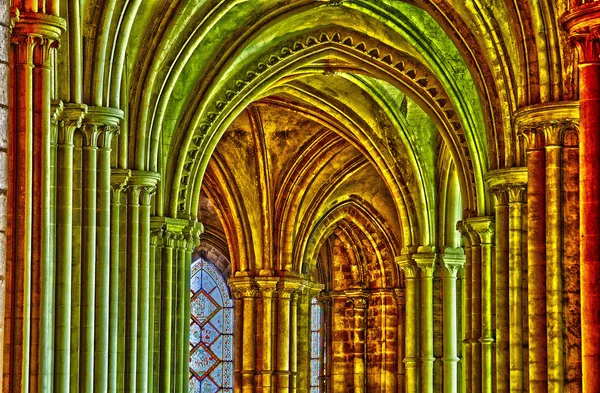 Caen, die abbaye aux hommes in frankreich — Stockfoto