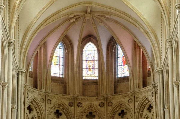 Caen, az abbaye aux Hommes Franciaországban — Stock Fotó