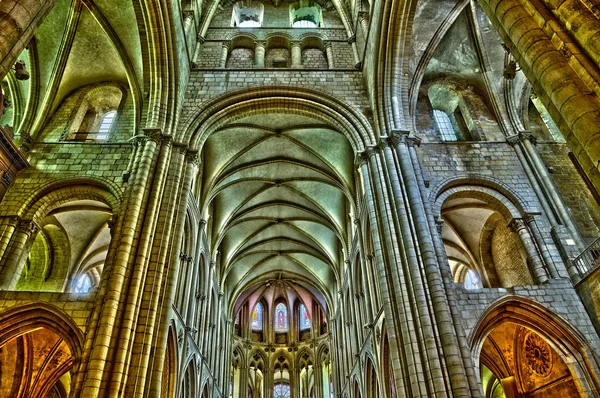 Caen, the abbaye aux Hommes in France — Stock Photo, Image