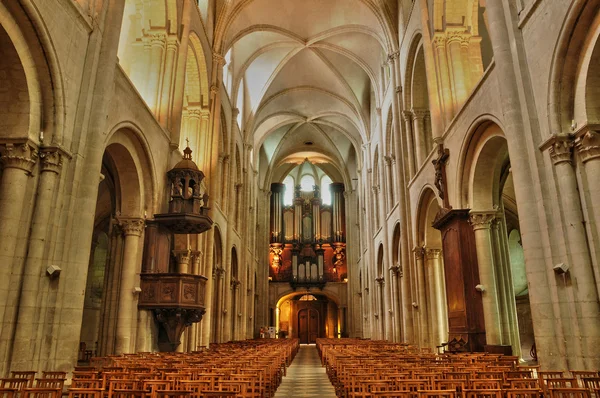 Caen, the abbaye aux Hommes in France — Stock Photo, Image