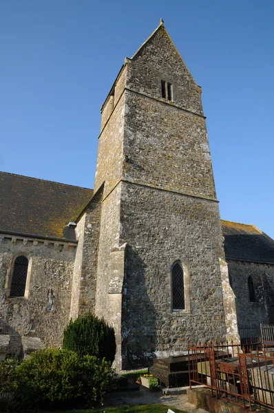 Picturesque village of Foucarville in Normandie — Stock Photo, Image