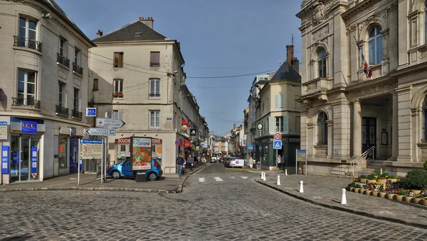 Frankrike, staden av meulan — Stockfoto